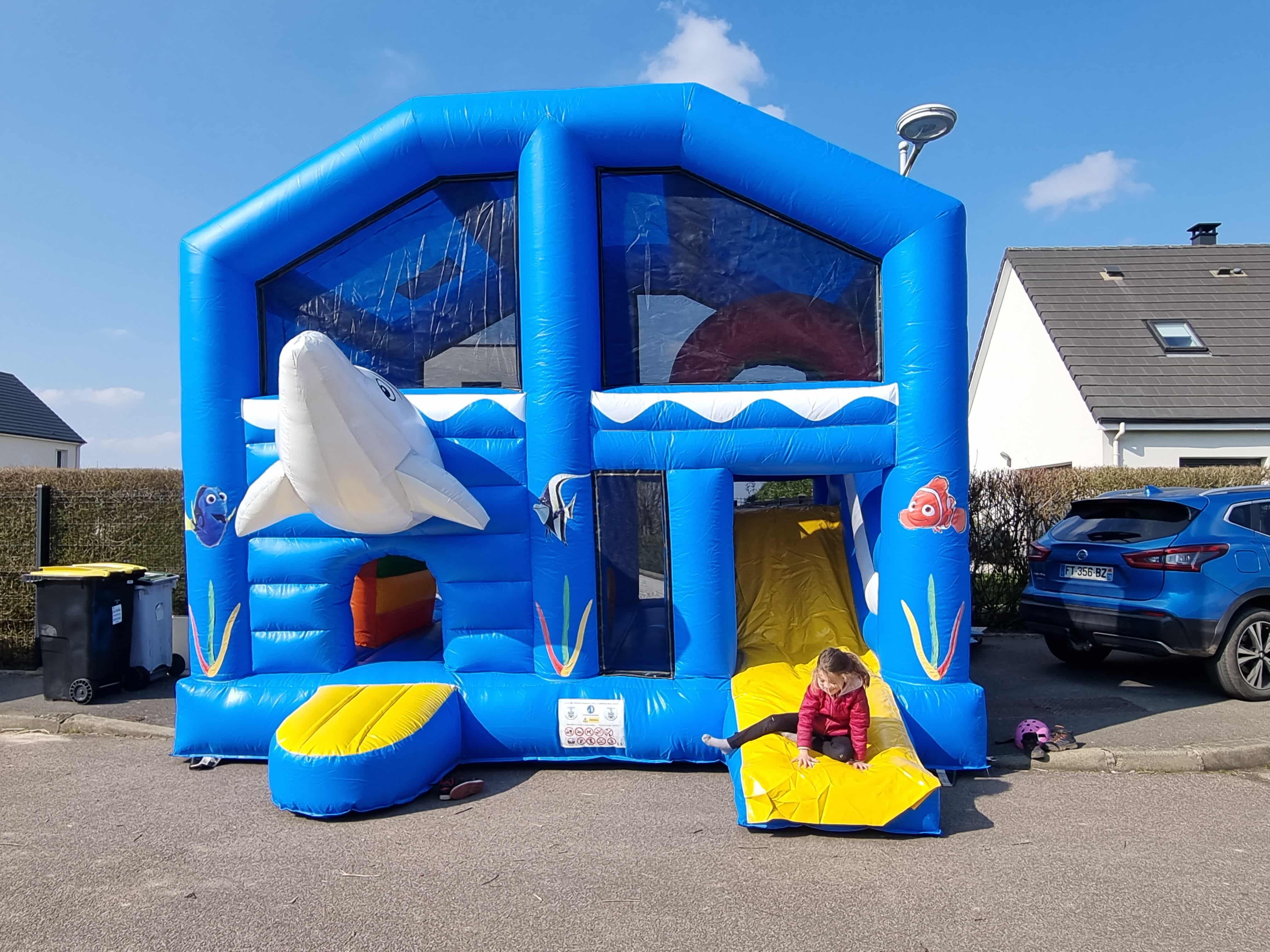 Château gonflable anniversaire Rouen