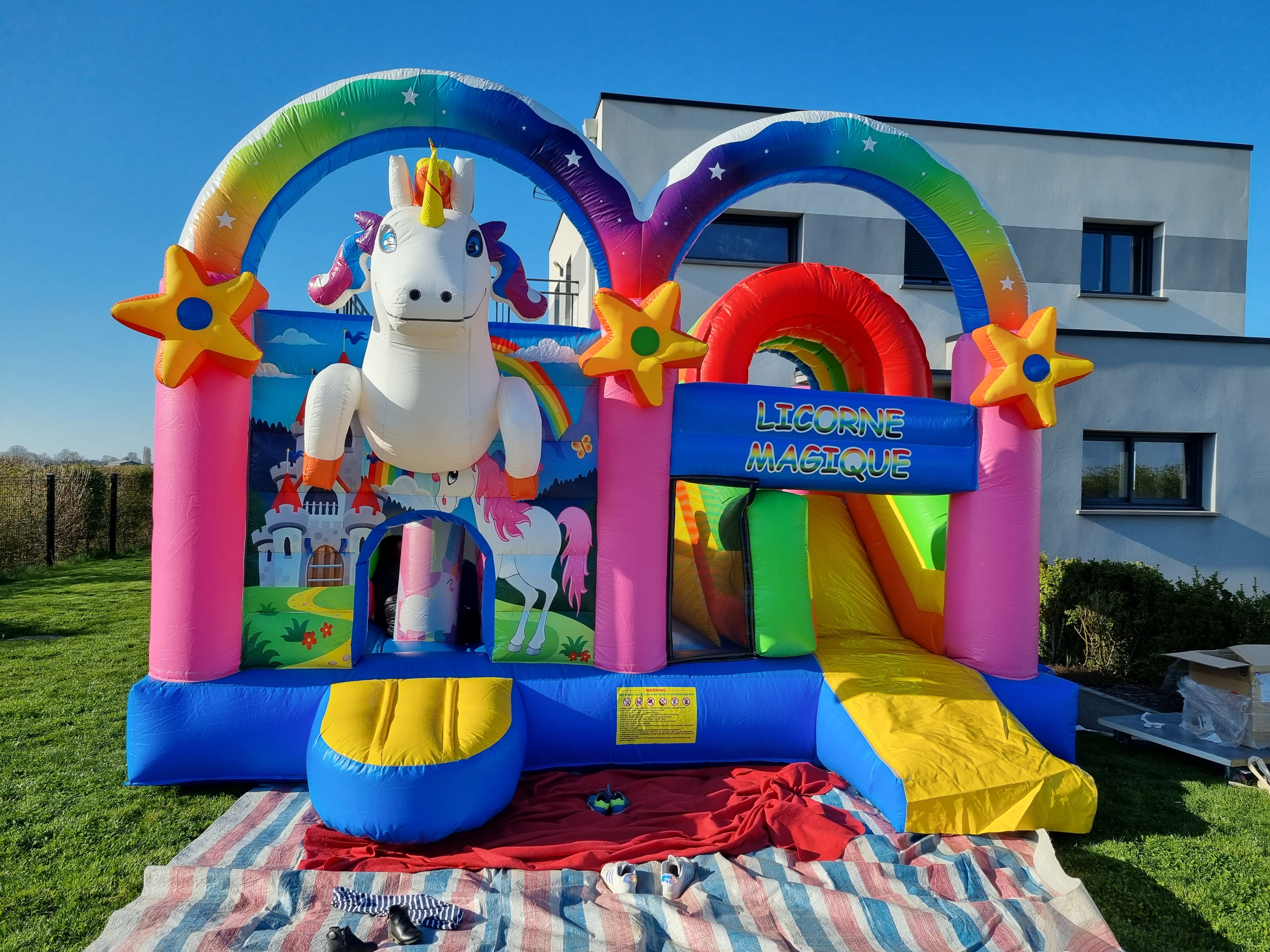 Château gonflable anniversaire Rouen
