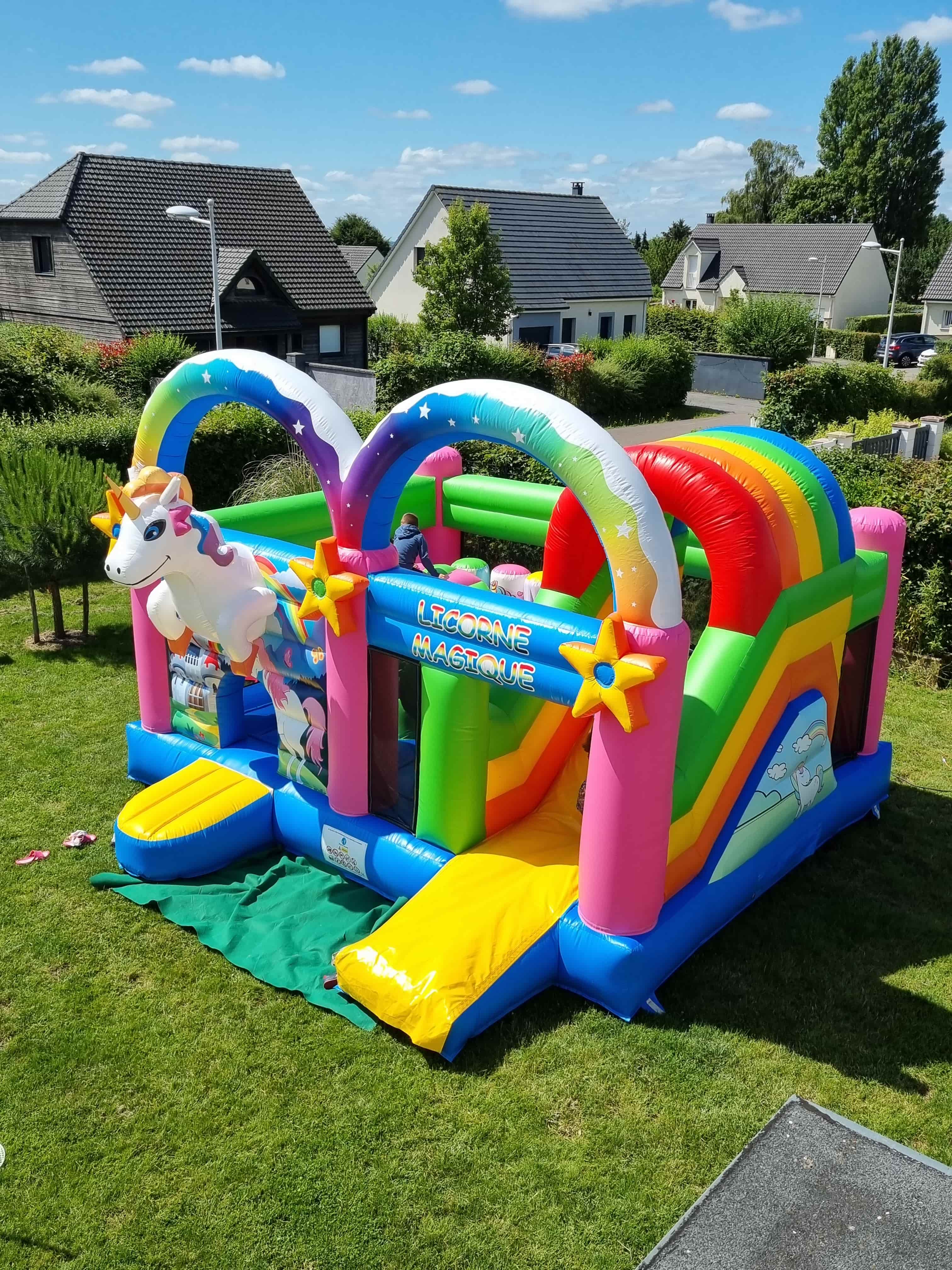 Château gonflable anniversaire Rouen