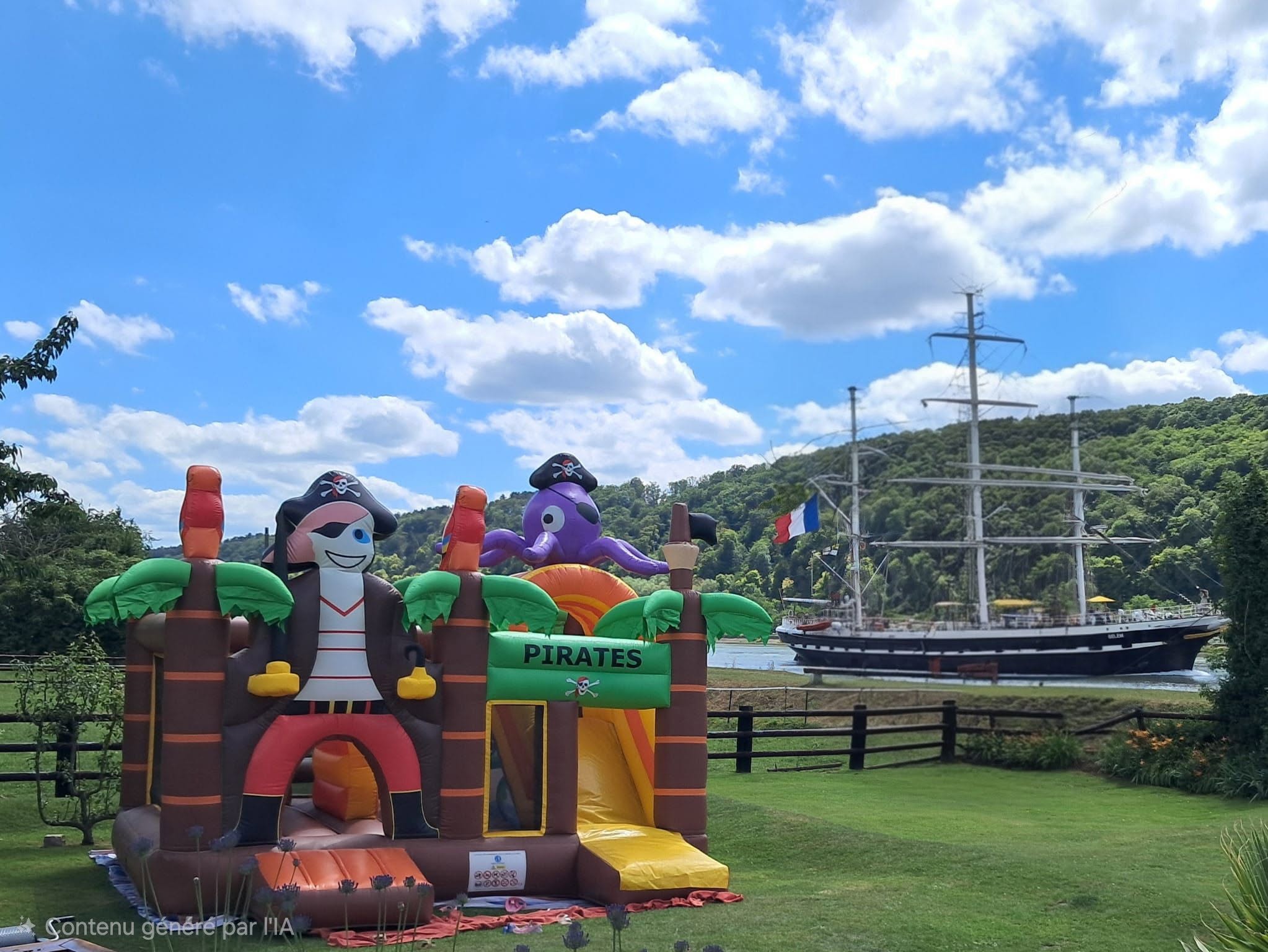 Location château gonflable Pirate